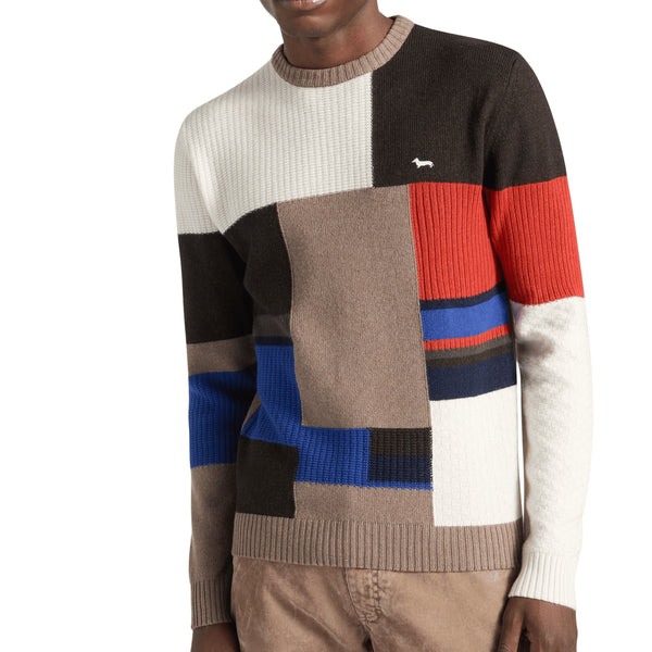 Harmont & Blaine Pullover Harmont&Blaine - Pullover Girocollo Color Block M - Francavilla Moda