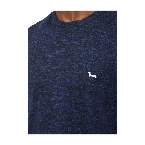 HARMONT & BLAINE Pullover Maglia Uomo in misto lino Blu - Francavilla Moda