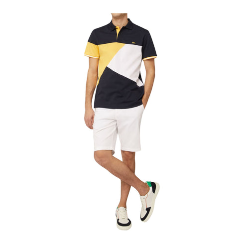 Harmont & Blaine Polo Polo Uomo Color Block Blu giallo P24-HARMONT & BLAINELRL383021148-801-M - Francavilla Moda