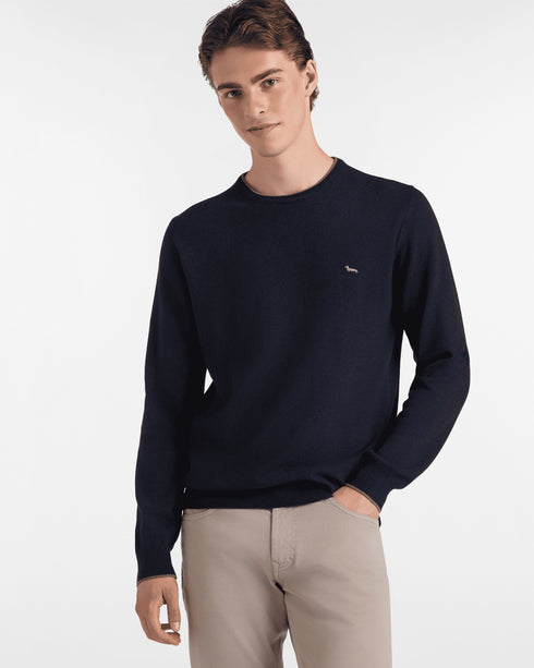 Harmont & Blaine Pullover Pullover Dettagli A Contrasto M A25-HARMONT & BLAINEHRP007030187-801-M - Francavilla Moda