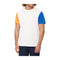HARMONT & BLAINE T-shirt T-shirt Uomo Color Block Bianco arancio - Francavilla Moda