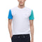 Harmont & Blaine T-shirt T-shirt Uomo Color Block Bianco azzurro - Francavilla Moda