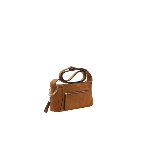 Borsa Donna Devon mini, effetto scamosciato, con tasca posteriore