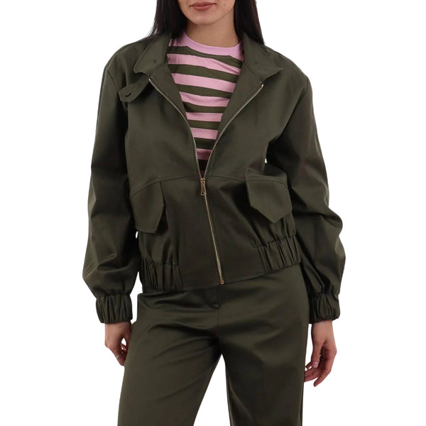 I AM Bomber Bomber Donna con tasche con patta XS - Francavilla Moda