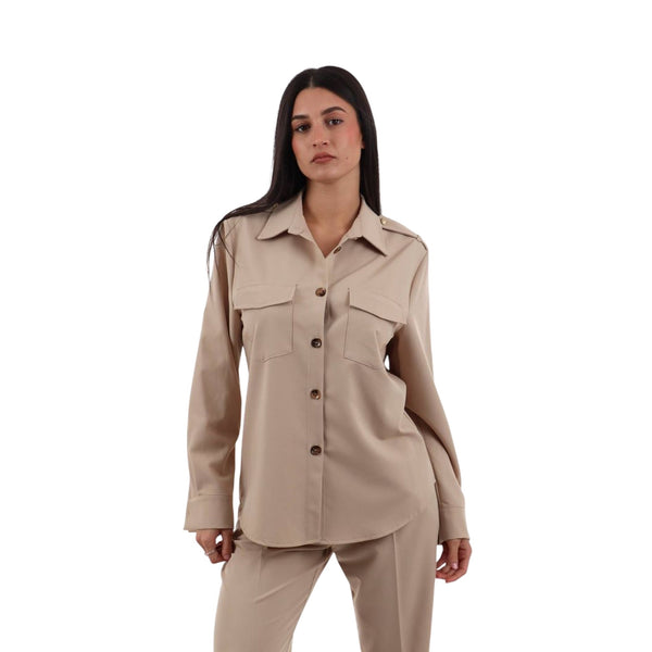 I AM Camicia Camicia Donna con tasche applicate XS - Francavilla Moda