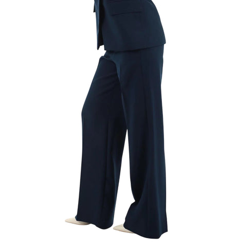 I AM Pantalone Pantalone Donna a palazzo in tessuto tecnico XS P26-I AMPE26199-NERO-XS - Francavilla Moda