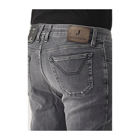Jeckerson Jeans Jeans Uomo vita bassa con toppa 29 A24 - JECKERSONPA077JOHN001DENI025 - D050 - 29 - Francavilla Moda