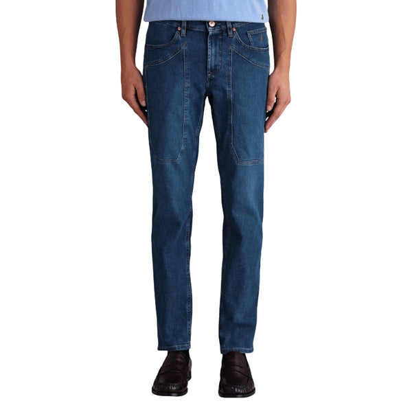 Jeckerson Cinque tasche Jeckerson Jeans John Blu Scuro Uomo Slim Toppe 29 - Francavilla Moda