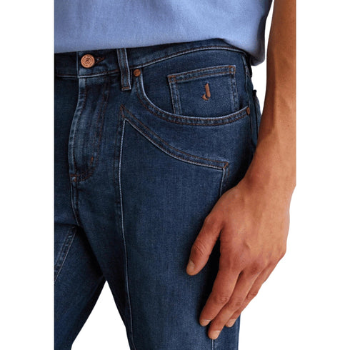 Jeckerson Cinque tasche Jeckerson Jeans John Blu Scuro Uomo Slim Toppe 29 - Francavilla Moda