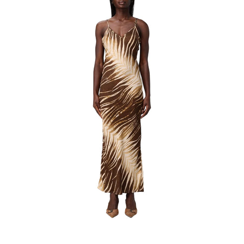 Just Cavalli Abito Abito lungo Donna con fantasia tiger 40 - Francavilla Moda