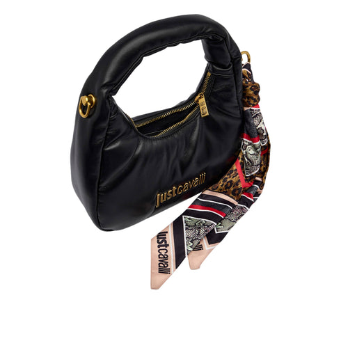 Just Cavalli Borsa a spalla Borsa Donna Hobo Puffy con foulard UNI A25-JUST CAVALLI79RA4BD5ZS748-899-UNI - Francavilla Moda