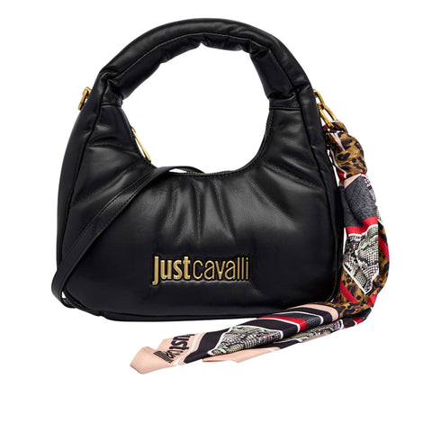 Just Cavalli Borsa a spalla Borsa Donna Hobo Puffy con foulard UNI A25-JUST CAVALLI79RA4BD5ZS748-899-UNI - Francavilla Moda