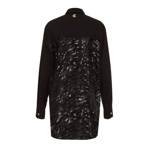 Just Cavalli Camicia casual Camicia Donna over ricamo posteriore 38 - Francavilla Moda
