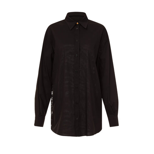 Just Cavalli Camicia casual Camicia Donna over ricamo posteriore 38 - Francavilla Moda