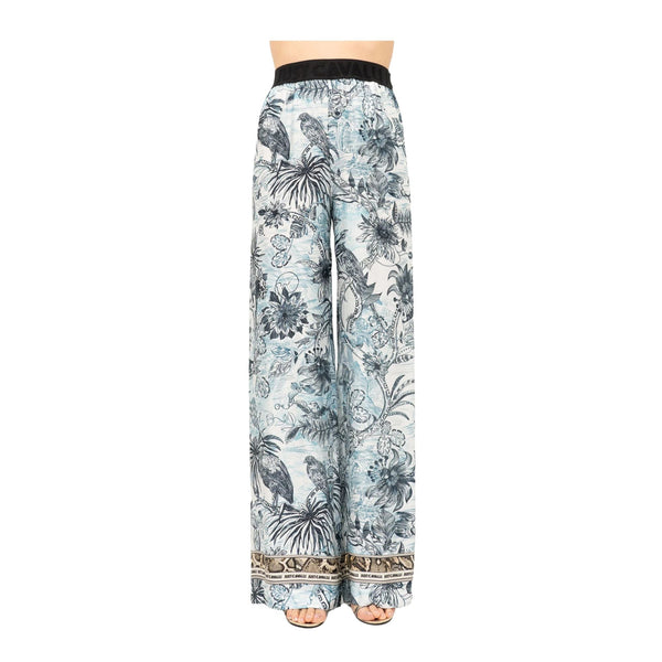 Just Cavalli Pantaloni Pantalone Donna Raso Strange Jungle 40 - Francavilla Moda
