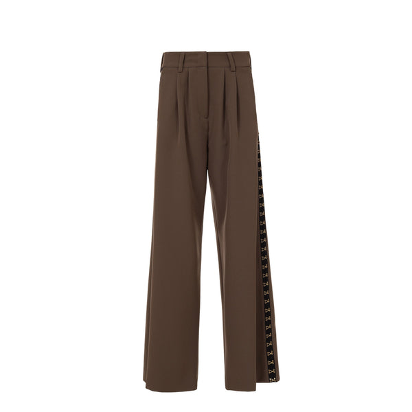 Just Cavalli Pantaloni Pantalone Donna relaxed con ganci 40 - Francavilla Moda