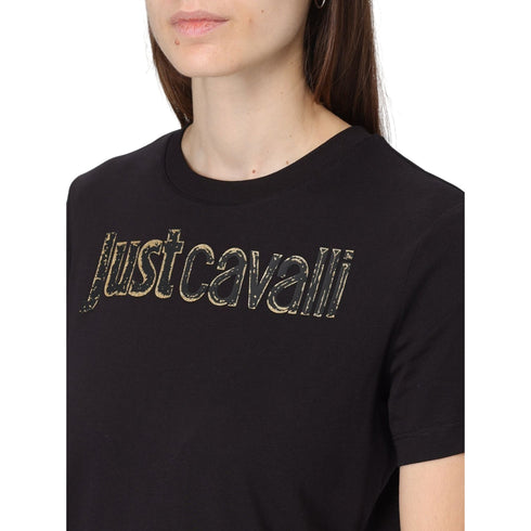 Just Cavalli T-shirt T-shirt Donna con Logo Rubber XS - Francavilla Moda