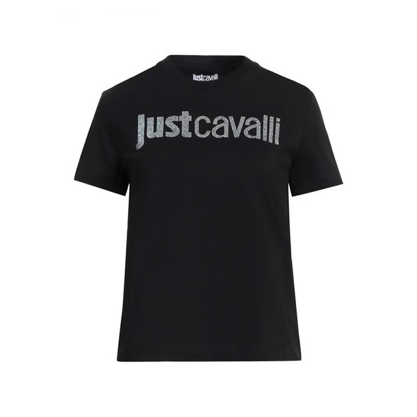 Just Cavalli T-shirt T-shirt Donna maxi logo strass XS P25 - JUST CAVALLI78PAHE12CJ110 - 899 - XS - Francavilla Moda