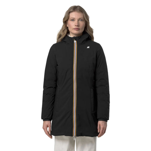 K - Way Piumino lungo Donna Piumino lungo DENISE THERMO STRETCH DOUBLE 5 - Francavilla Moda