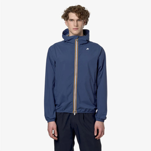 K-Way Giubbino Giubbino Uomo Jack eco stretch dot Indigo P24-KWAYK5127QW-P35-M - Francavilla Moda