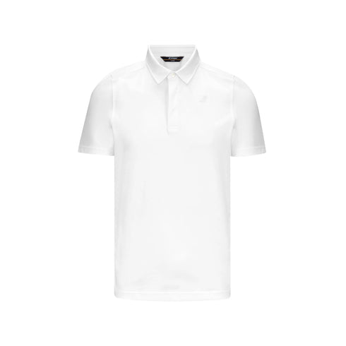 K - Way Polo Polo Uomo Vincelle Light Stretch Bianco P25 - KWAYK61419W - 001 - M - Francavilla Moda