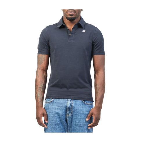K - Way Polo Polo Uomo Vincelle Light Stretch Blu P25 - KWAYK61419W - K89 - M - Francavilla Moda