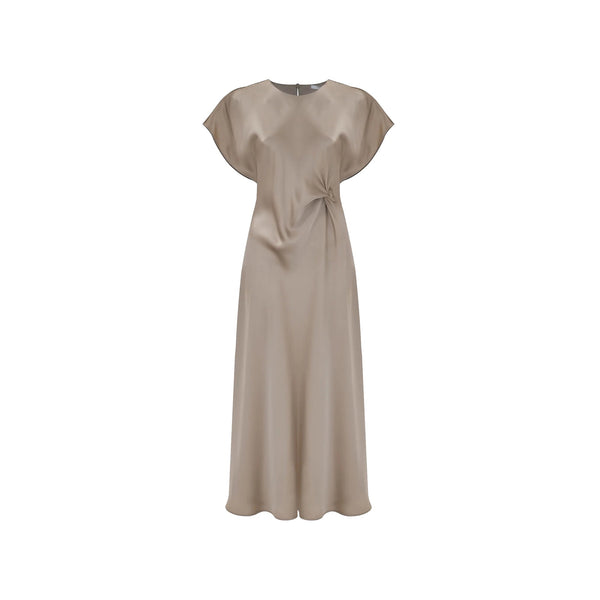 Kocca Abito midi Abito Donna midi in raso a girocollo S P25 - KOCCAETELA - 40001 - S - Francavilla Moda