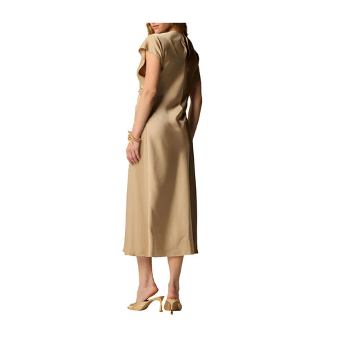 Kocca Abito midi Abito Donna midi in raso a girocollo S P25 - KOCCAETELA - 40001 - S - Francavilla Moda