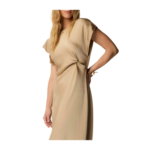 Kocca Abito midi Abito Donna midi in raso a girocollo S P25 - KOCCAETELA - 40001 - S - Francavilla Moda