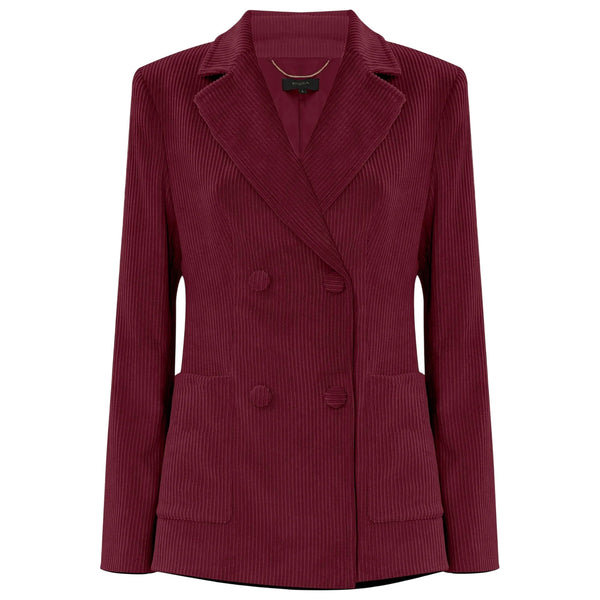 KOCCA Giacca Blazer Donna a costine doppiopetto XS A25-KOCCAAPHELIA-10172-XS - Francavilla Moda