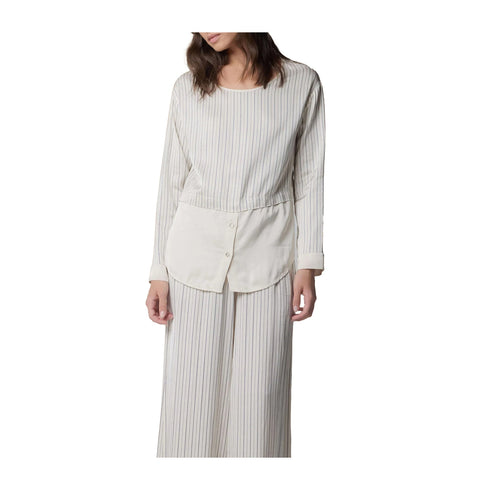 Kocca Blusa Blusa Donna a righe effetto camicia XS P25 - KOCCARAMIRA - F6009 - XS - Francavilla Moda