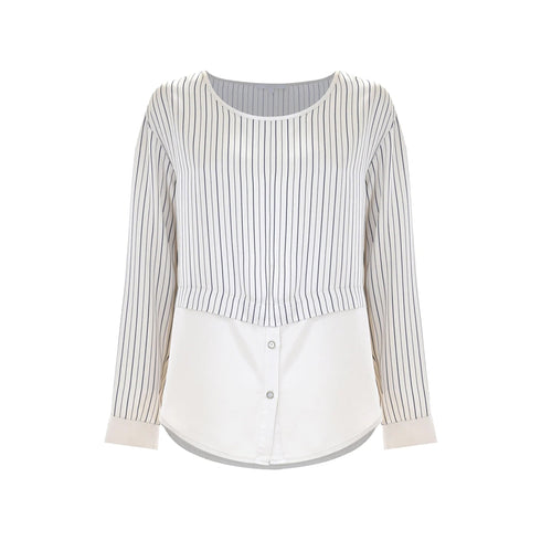 Kocca Blusa Blusa Donna a righe effetto camicia XS P25 - KOCCARAMIRA - F6009 - XS - Francavilla Moda