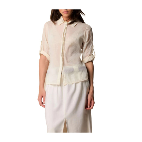 Kocca Camicia casual Camicia Donna mussola con bottoni nascosti S P25 - KOCCAHODIN - 60725 - S - Francavilla Moda