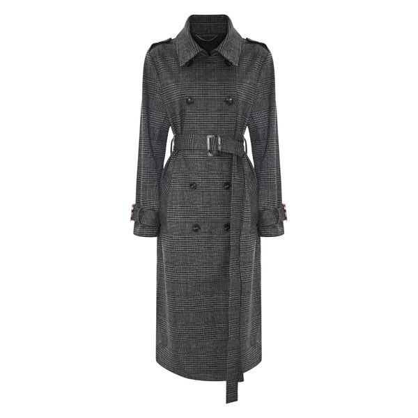 Kocca Cappotto Cappotto Donna doppiopetto con cinta XS A25 - KOCCANERON - F0009 - XS - Francavilla Moda