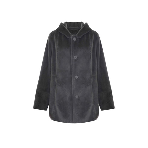 Kocca Cappotto Cappotto Donna oversize con cappuccio S A25 - KOCCAMELISANDE - 90013 - S - Francavilla Moda