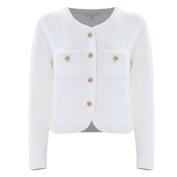 Kocca Cardigan Cardigan Donna a nido d’ape con taschine XS P25 - KOCCAANDREANNA - 60001 - XS - Francavilla Moda