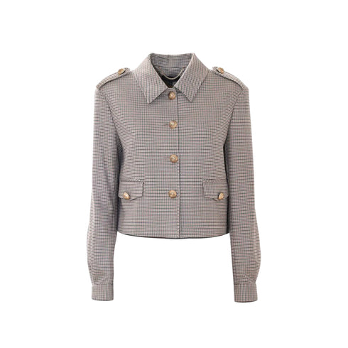 Kocca Giacca leggera Giacca Donna corta a quadri S A25 - KOCCAJENESIO - F0038 - S - Francavilla Moda