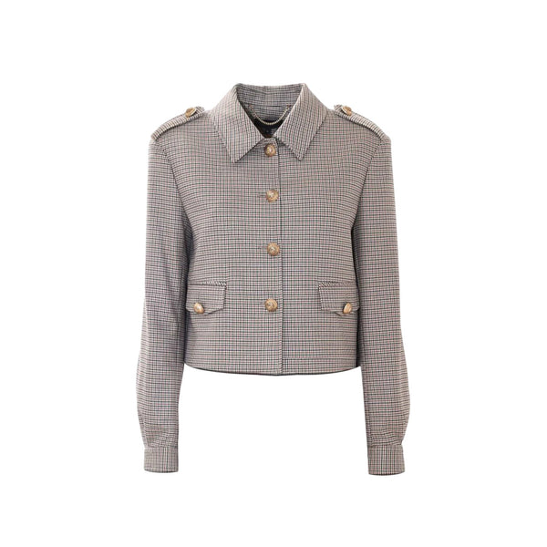 Kocca Giacca leggera Giacca Donna corta a quadri S A25 - KOCCAJENESIO - F0038 - S - Francavilla Moda