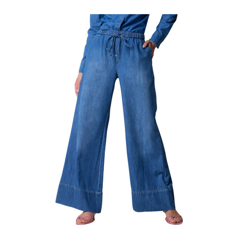 Kocca Jeans Jeans Donna a palazzo con coulisse XS P25 - KOCCAALVES - L481 - XS - Francavilla Moda