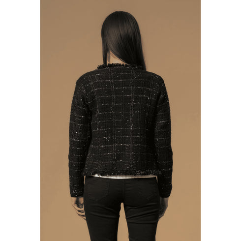 Kocca Giacca Maglia aperta con motivo a quadri - Maglia S A25-KOCCABRUNO-00016-S - Francavilla Moda