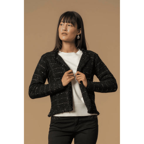 Kocca Giacca Maglia aperta con motivo a quadri - Maglia S A25-KOCCABRUNO-00016-S - Francavilla Moda