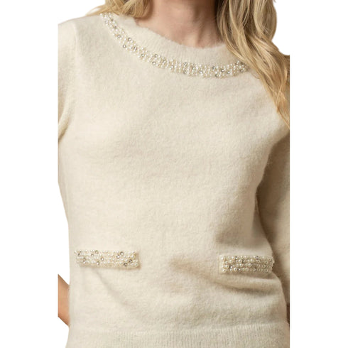 Kocca Maglia Maglia Donna 3/4 con applicazioni XS A25 - KOCCAANOUSKA - 60725 - XS - Francavilla Moda