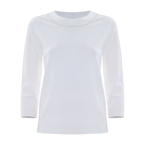 Kocca Maglia Maglia Donna a 3/4 con perline XS P25 - KOCCAHANNE - 60725 - XS - Francavilla Moda