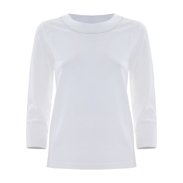 Kocca Maglia Maglia Donna a 3/4 con perline XS P25 - KOCCAHANNE - 60725 - XS - Francavilla Moda