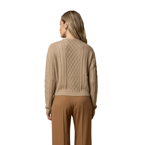 Kocca Maglia Maglia Donna a trecce con applicazioni XS A25 - KOCCAEMILIANA - 40001 - XS - Francavilla Moda