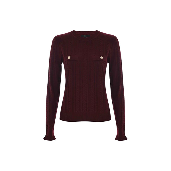 Kocca Maglia Maglia Donna a trecce con taschine S A25 - KOCCAJUDE - 10172 - S - Francavilla Moda