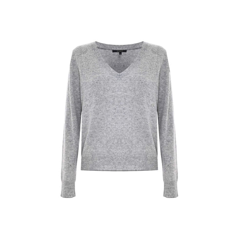 Kocca Maglia Maglia Donna a V con paillettes XS A25 - KOCCABERNABE - M9001 - XS - Francavilla Moda