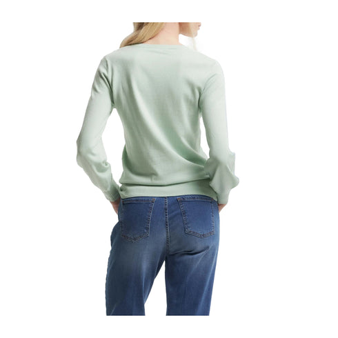 Kocca Pullover Maglia Donna a V maniche bishop Nero A24 - KOCCAVURRIK - 00016 - XS - Francavilla Moda