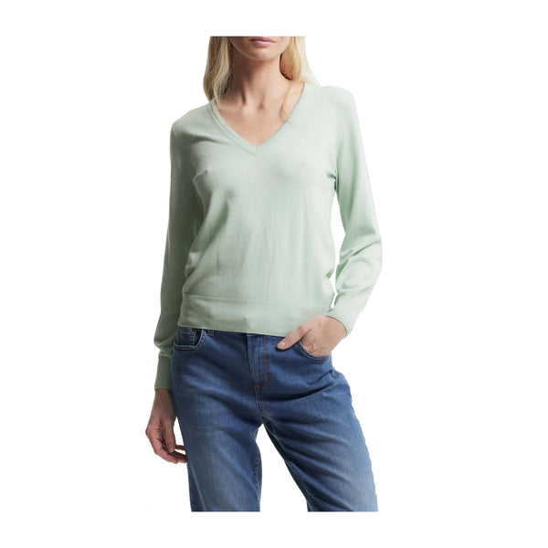 Kocca Pullover Maglia Donna a V maniche bishop Nero A24 - KOCCAVURRIK - 00016 - XS - Francavilla Moda