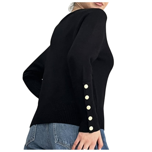 Kocca Maglia Maglia Donna con bottoni sui polsi XS A25-KOCCAARWAN-00016-XS - Francavilla Moda